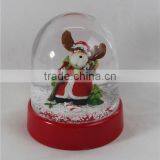 Plastic Animal Electric Christmas Snow Globe thumbnail-1