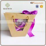2017 New Design Craft Paper Flower Bag/ Craft Bag With Window for Flower thumbnail-4