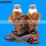 Brown Shoes Shape New Style Novelty Salt Pepper Shakers thumbnail-1