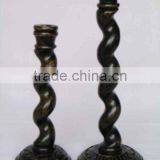 Designer Wood Candle Stand,Designer Wooden Candle Holder thumbnail-1