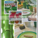 Best Sale Cheap Eco-friendly Bamboo Fiber Dinner Set thumbnail-5