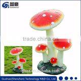 Resin Mushroom Yard Ornament Outdoor Garden Mushroom Statues thumbnail-1