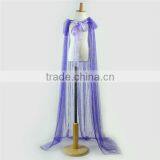 Fashion Hot Sale Turquoise Snowflake Cape For Evening Dress Of Chiffon thumbnail-4
