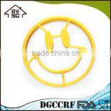 FDA Approved Silicone Egg Pancake Ring,Smile Shape Silicone Fried Egg Mold thumbnail-5