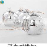 Silver Mercury Decorative Hydroponics Candle Jars for Pub thumbnail-4