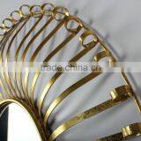 Round Shaped Decorative Metal Frame Mirrors For Wall Arts thumbnail-2