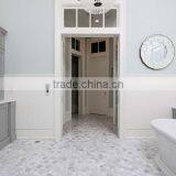MM-CV254 Ecofriendly Interior Design Natural Stone White Marble Hexagon Shape Stone Mosaics thumbnail-3