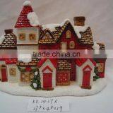 Terracotta Xmas Tealight House thumbnail-1