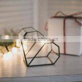 Heart in Glass Valentine's Day Glass Box Geometric Heart Soul Gift Candle Holder Jewelry thumbnail-1