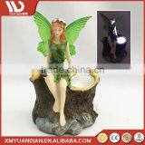 China Supplier Art Work Resin Craft Fairy Led Solar Lighting Street Light System thumbnail-2