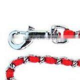 Nylon Wrist Loop Dog Chain With Handle , Wholesale Strong Durable Fashion Dog Leash Choke Chains With Braided thumbnail-3