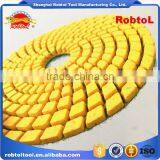 3" 50# Diamond Polishing Pads Hook and Loop Flexible Marble Granite Concrete Stone Wet Dry Grinding Floor Disc thumbnail-1