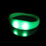 Silicon Motion Sensor Running Motive Sports Meeting Runner Wear Customized Logo Printing Led Flashing Wristband Armband thumbnail-5