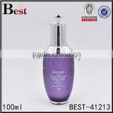 100ml Purple Lotion Pump Luxury Cosmetic Bottle and Packaging thumbnail-1