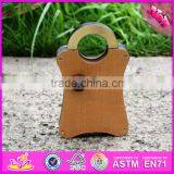 2016 New Product Kids Wooden Lock Toy, Top Fashion Children Wooden Lock Toy W02A168 thumbnail-2
