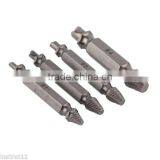 Cheap High Quality 4pcs Diffrent Size Screw Extractor Set Drill Bits Broken Damaged Bolt Remover thumbnail-1