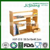 Home Furniture Desktop Small Book Organizer Bamboo Bookcase thumbnail-1