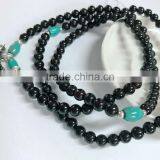 Wholesale Natural Silver Garnet Turquoise Beaded Necklace thumbnail-6