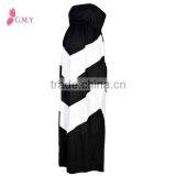 Women's Maternity Chevron Tube Maxi Dress, Off-shoulder Maternity Evening Dress Wholesale thumbnail-1
