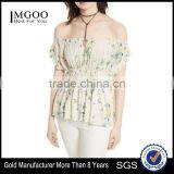 MGOO Latest Design Custom Light Color Off Shoulder Women Casual Sexy Tops Tank Tops In Bulk thumbnail-1