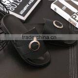 Zm40322b High Quality Fancy Pure Color Men Summer Slippers thumbnail-3