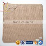 High Quality Knit Cable Cashmere Blanket thumbnail-2