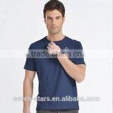 High Elasticity Fitness Clothing Blank T-shirt With Soft Fabric thumbnail-2
