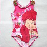Pink Cartoon Cute Girl Swimwear thumbnail-3