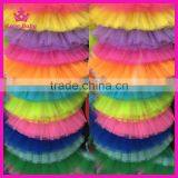 New Design Children's Skirt Round Pearl Pink Mini Fluffer Dancing Skirt for Kids thumbnail-2