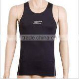 2016 Hot Sale Mens Sports Vest Gym Vest Dry Fit and Slimfit H Vest for Muscle Men With Good Quality thumbnail-5