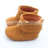 Popular Sports Baby Shoe Leather Moccasins Shoes for Winter Boots thumbnail-5