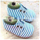 Blue Suede Leather Cheap Price Wholease Baby Shoes thumbnail-4