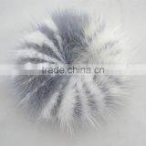 Myfur Women Grey Fashion Fur Hair Accessaries With Elastic Band thumbnail-1