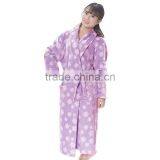 Super Soft Printed Coral Fleece Dressing Gown Lady thumbnail-4