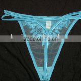 Ladies transparent sexy lace G-string underwear 0445#