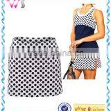 Spotty Printed Popular Tennis Mini Skirt Suits thumbnail-1