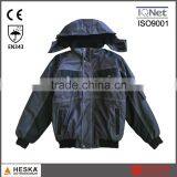 OEM Workwear 300D Oxford Waterproof Bomber Jacket Black for Men thumbnail-1