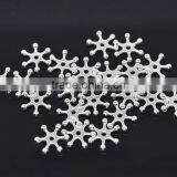 Lowest Price Christmas Snowflake Tiny Spacer Beads,Silver Plated Tiny Spacer Beads,8mmx 2mm 300PCs thumbnail-1