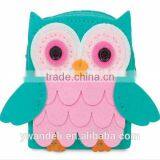 Pink Diy Purse, Make Your Own Purse, Felt Owl Purse With Everything You Need To Sew Sewing A Purse thumbnail-3