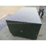 KINGPLUS BRANDFILM FACED PLYWOOD, EUCALYPTUS HARDWOOD CORE, WBP PHENOLIC GLUE,IMPORTEDBROWN FILM, ALL EDGES WELL SEALED, SANDED AND PAINTED WITH DARK GREEN COLORWATER PROOF PAINT. thumbnail-1