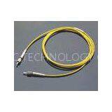 Low Insertion Loss, High Return Loss Yellow DIN Model Connector Optical Fiber Patch Cord