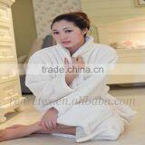 White Super Soft Night Robe for Ladies thumbnail-4