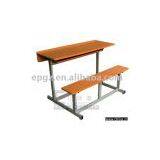 Double School Desk and Chairs thumbnail-1