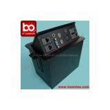 Aluminum Desk Top Outlets With Power& Data thumbnail-1