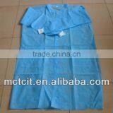 Surgical Disposable Lab Clothes Work Clothes With Elastic/knitted Cuff