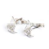 Silver Color Fashion Boat Design Copper Material Cufflinks thumbnail-1