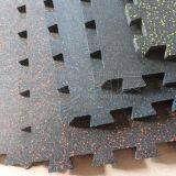 Interlocking Speckled Rubber Tile