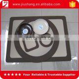 2016 custom design pvc round dining placemat and coaster