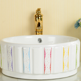 Bathroom Ceramic Round Good Design Wash Hand Basin Sink