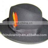 Fashion Wool Felt Homburg Hat, Wool Felt Fedora Hat, Wool Hat thumbnail-1